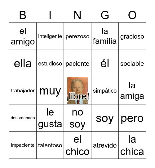 1-realidades capítulo 1b Bingo Card