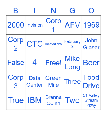 Donut Day Bingo Game 2 Bingo Card