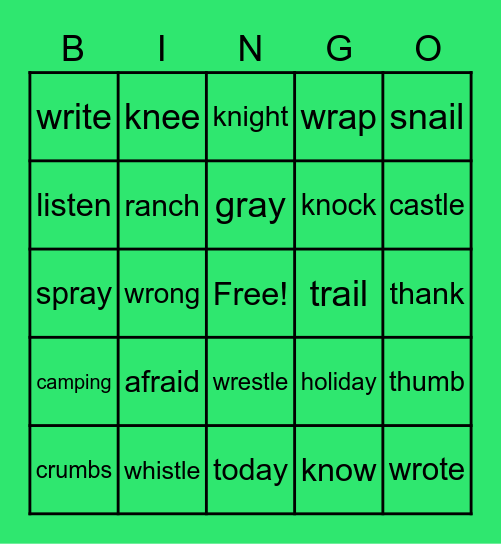 4A AND C EXTRA ACTIVITY APDE Bingo Card