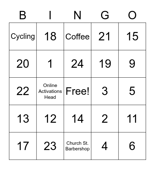 PABINGO NI IAN Bingo Card