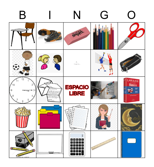 Vocabulario 1 Bingo Card