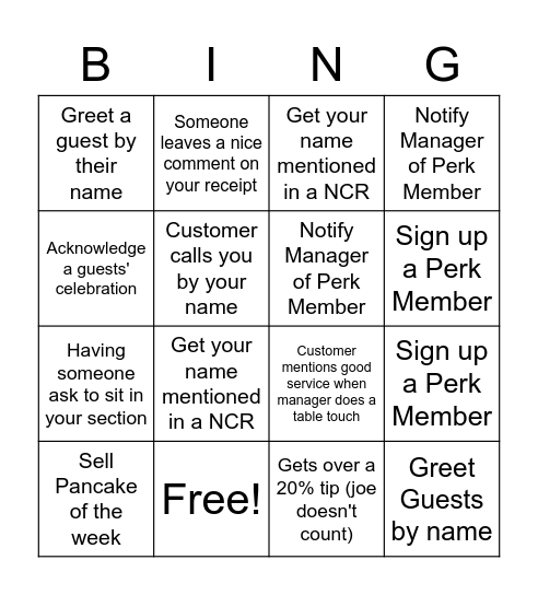 February EGS Bingo Card