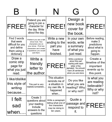 The Tortilla Curtain Bingo Card