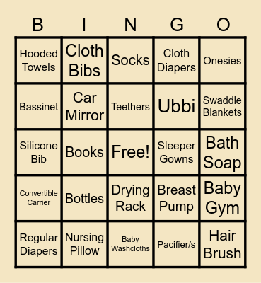 Bebe Carranza Celebration Bingo Card