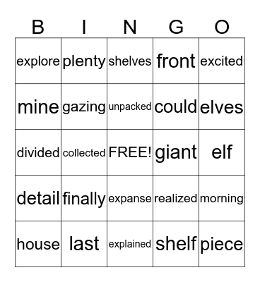 3rd Grade Intervention Bingo Card