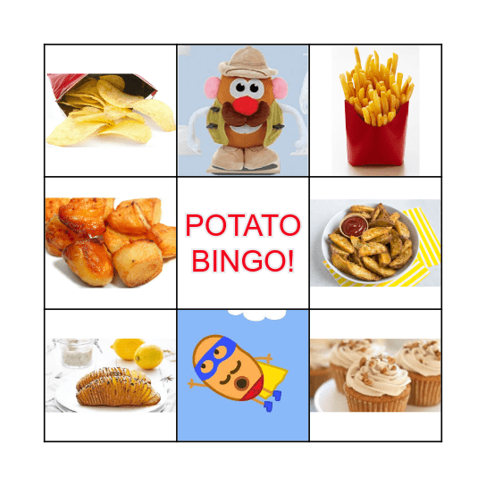 potato bingo Card