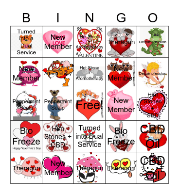 VALENTINE'S DAY Bingo Card