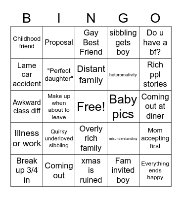 Hala Bingo Card