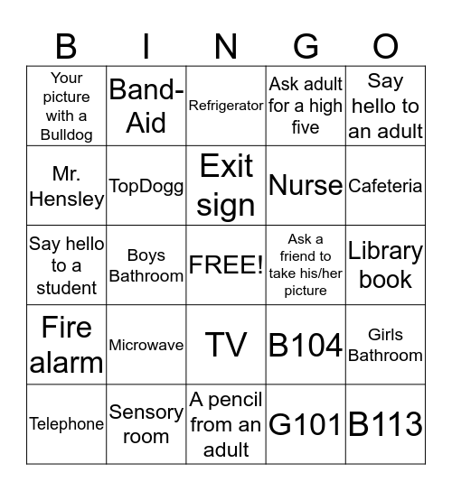 Where In the World Bingo Card