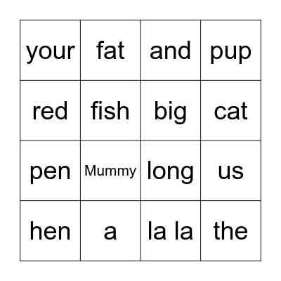 On the bus Bingo Card