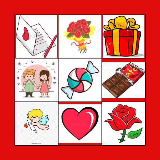 Valentine's Day!! Bingo Card