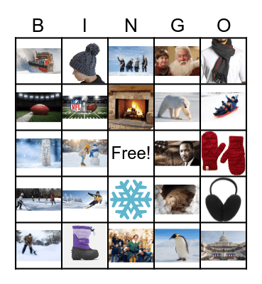 Winter 2 Bingo Card