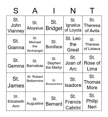 CSW BINGO Card