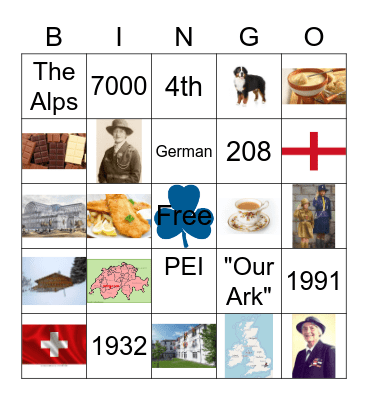World Centers: Pax Lodge and Our Chalet Bingo Card