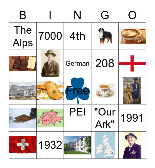 World Centers: Pax Lodge and Our Chalet Bingo Card
