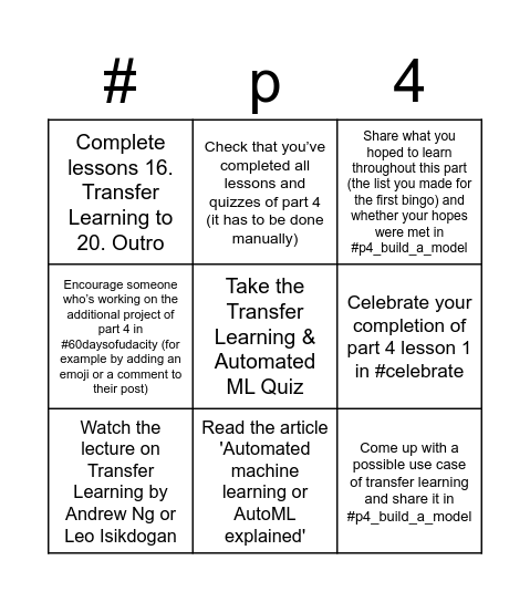 #p4_build_a_model Bingo Card