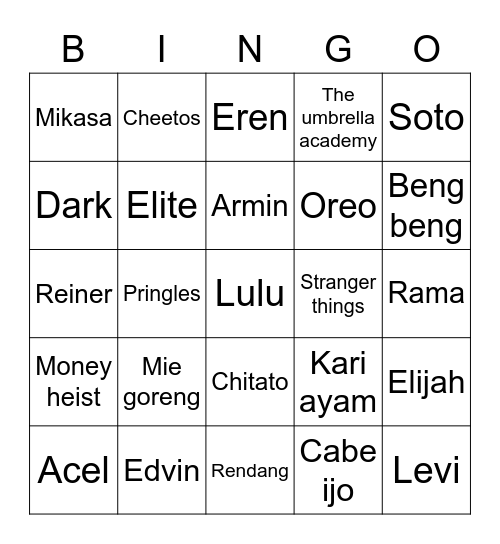 Lulu’s Bingo🧸 Bingo Card