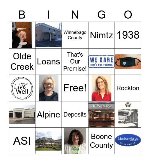 MACU BINGO Card