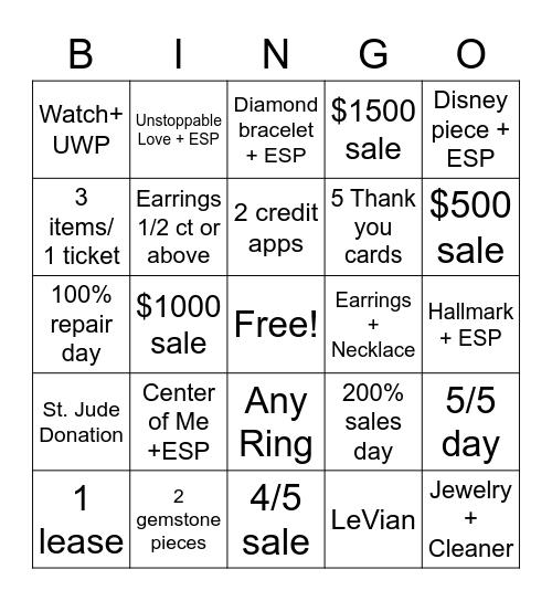 Valentine's 2021 Bingo Card