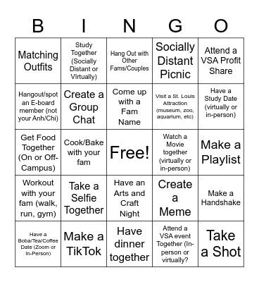 ACE BINGO Card