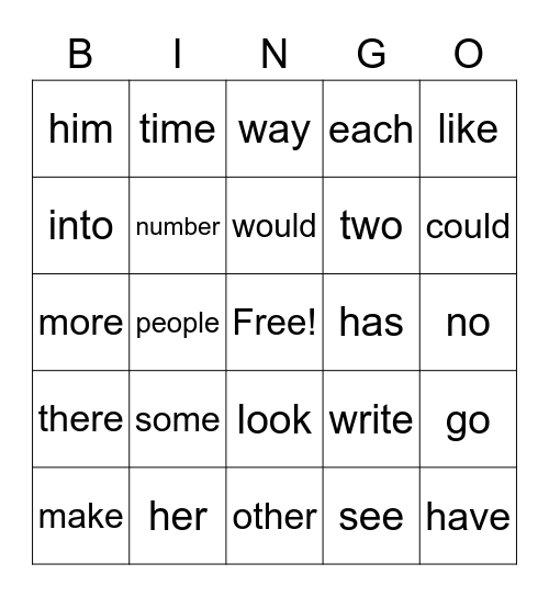 MCW LIST 7 & 8 Bingo Card