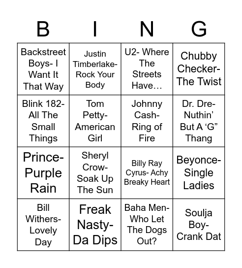 Coverall Bingo Card