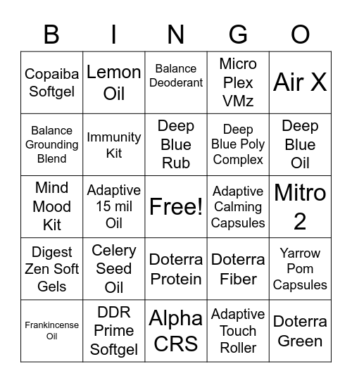 Teresa Branson 9159425 Bingo Card