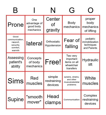 Chapters 13 & 14 Bingo Card