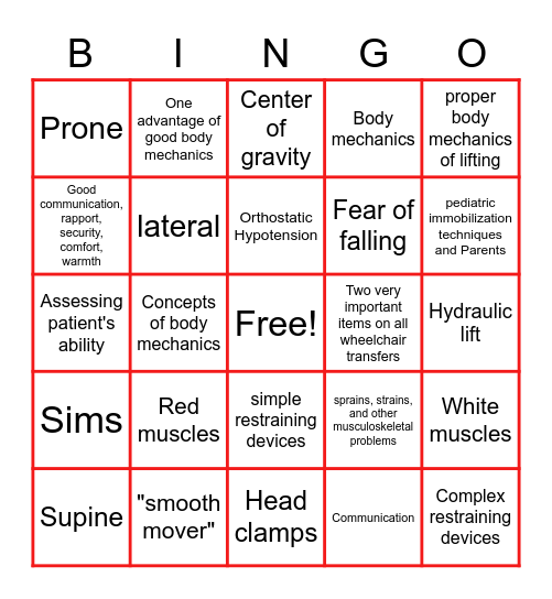 Chapters 13 & 14 Bingo Card