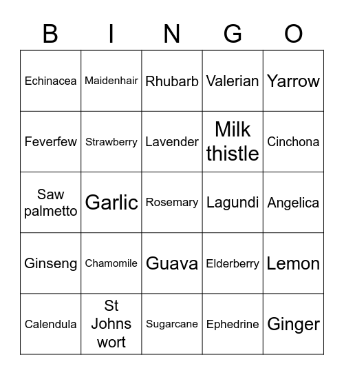 Crude Bingo Card