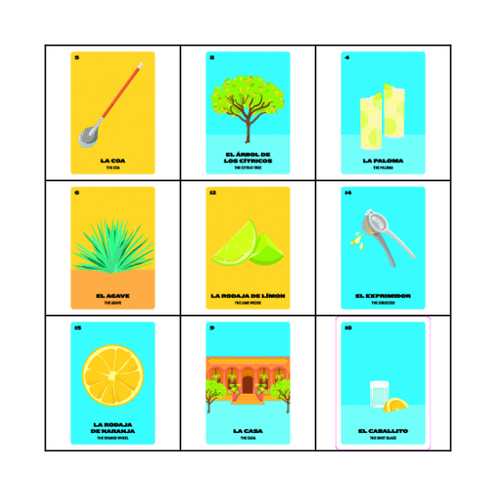 LOTERIA Bingo Card