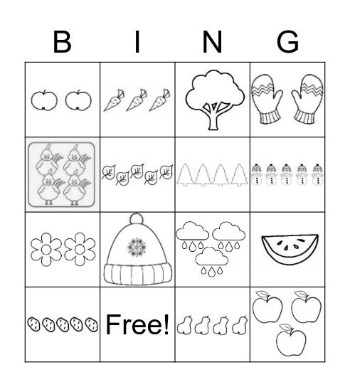BINGO ΑΡΙΘΜΟΙ 1-5 Bingo Card