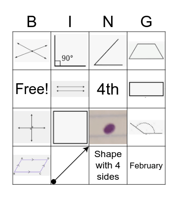 Geometry BINGO Card