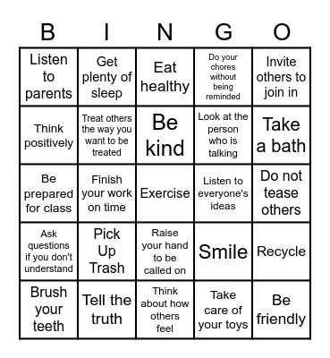 Respect Bingo Cards on Bingo Baker