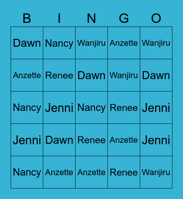 Bluesky Bingo