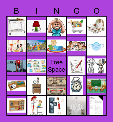 Picture Bingo Card