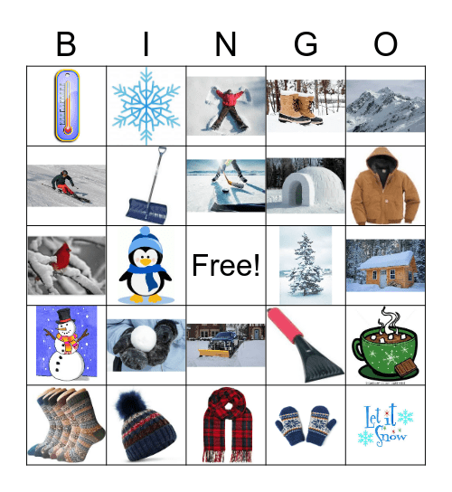 Winter Bingo Card