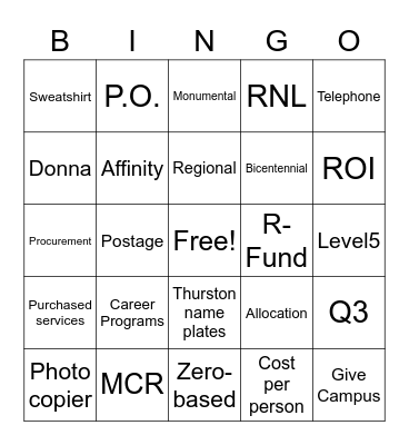 Winter Edition Bingo Card