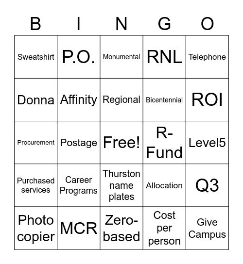 Winter Edition Bingo Card