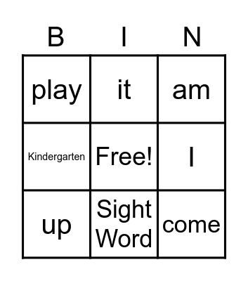 Unit 1 Week 1&2 Bingo Card