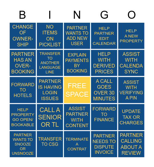 BOOKING BINGO Card