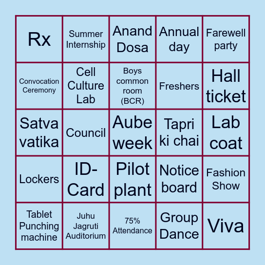 BNCP Bingo Card