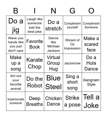 Fun Bingo Card