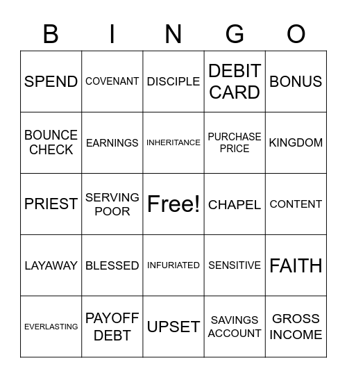 ASLdeafined.com (Money-3 / Religion-2 / Feelings-2) Bingo Card