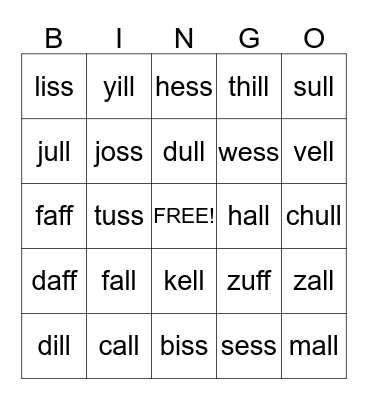 Substep 1.4 Bingo Card