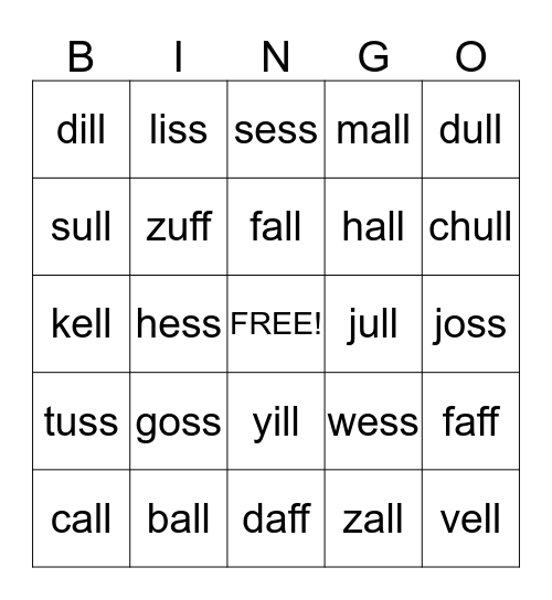 Substep 1.4 Bingo Card