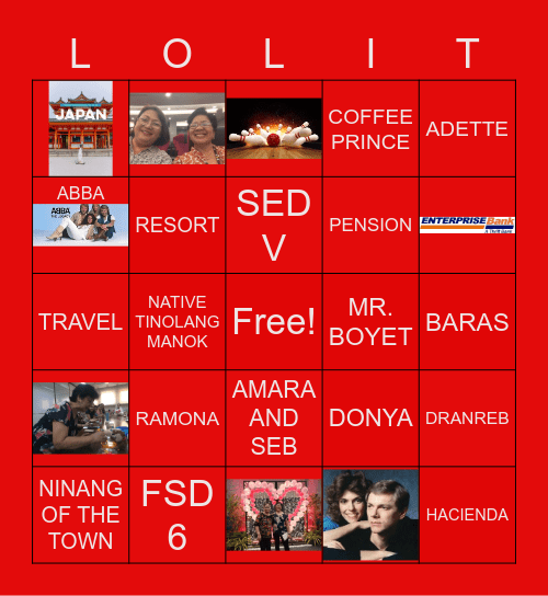 DONYA'S RETIREMENT BINGO Card