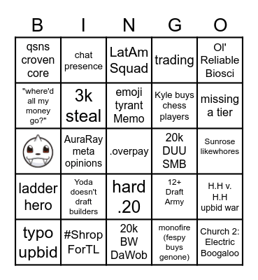 DPL BINGO Card