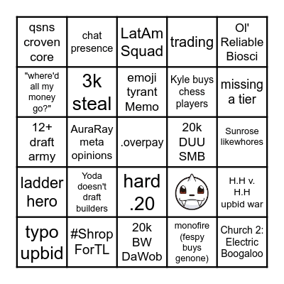 DPL BINGO Card