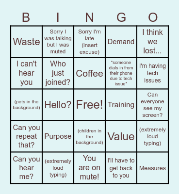 System Thinking - Team Delta Bingo Card